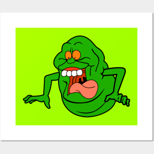 Slimer cartoon Posters and Art